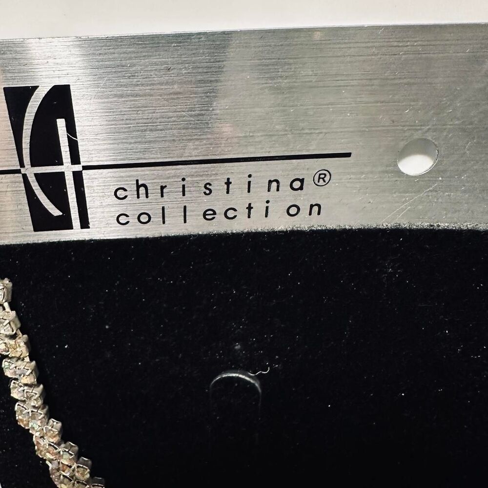 Christina Rhinestone Statement Necklace - Picture 5 of 6